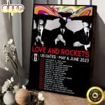 Love And Rockets To Conduct First US Tour In 15 Years Announce Vinyl Reissue Of Fifth Album Poster Canvas