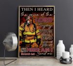 US Firefighter Poster Fireman Rescue Duty Paper Poster Fire Department Gift Home Decor