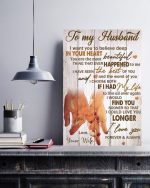 To My Husband Poster You’re The Most Beautiful Thing Wedding Anniversary Gift Wall Art Father’s Day