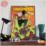 Chainsaw Man Anime Poster Denji Unframed Wall Art For Japan Lover