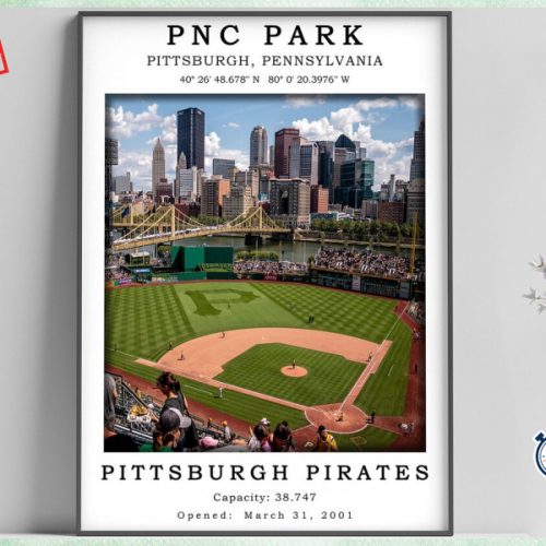 Baseball Lover Pittsburgh Pirates PNC Park Wall Art, Poster Vertical Posters