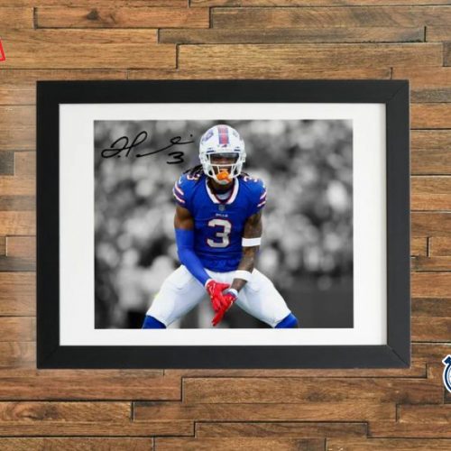 Pray for No.3 Damar Hamlin Autographed Signed Vertical Poster Wall Art