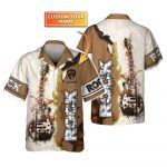 Premium Personalized Rock Music HW 3D Hawaiian Shirt – Customizable & Stylish