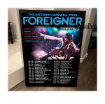 Foreigner The Historic Farewell Tour 2023 Poster Music Concert Unframed Poster