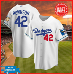 New Brooklyn Dodgers Jackie Robinson #42 Printed Baseball Jersey S-5XL For Men