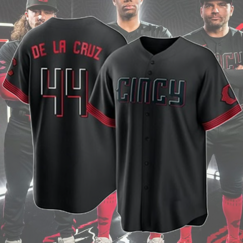 Cincinnati Reds De La Cruz 2023 City Connect Baseball Jersey