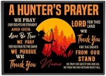 Personalized A Hunter’s Prayer Poster, Deer Hunting Poster, Hunter Poster, Religious Gift for Hunters Hunting Lovers Christians Wall Art Print Home Decor Unframed