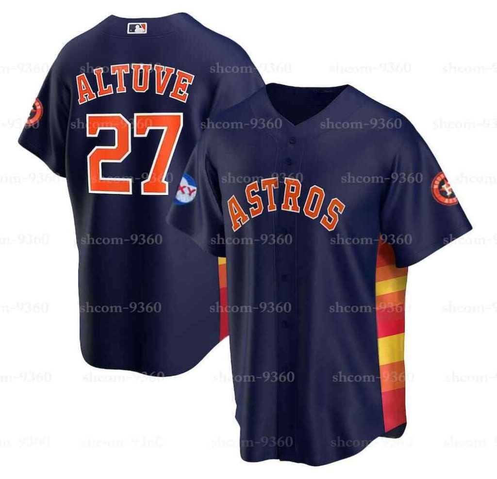 Jose Altuve #27 Houston Astros Baseball Shirt Jsy Season 2023 Fan Made Printed