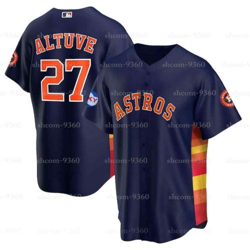 Jose Altuve #27 Houston Astros Baseball Shirt Jsy Season 2023 Fan Made Printed