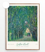 Gustav Klimt Alley In The Park Botanical Prints Gallery Wall Set Plant Poster