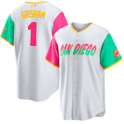 Trent Grisham #1 San Diego Padres 2023 Season AOP Baseball Shirt Fanmade