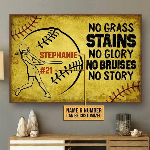 Personalized Golf Life Lessons Poster Unframed Motivation Wall Art Home Decor