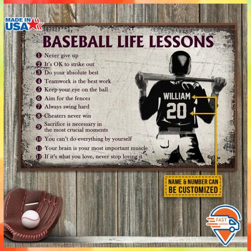 Volleyball Life Lessons Poster, Personalized Volleyball Gift for Volleyball Player, Team Gift, Coach Gift, Volleyball Lover Gift, Volleyball Girl Wall Art Bedroom Decor Unframed