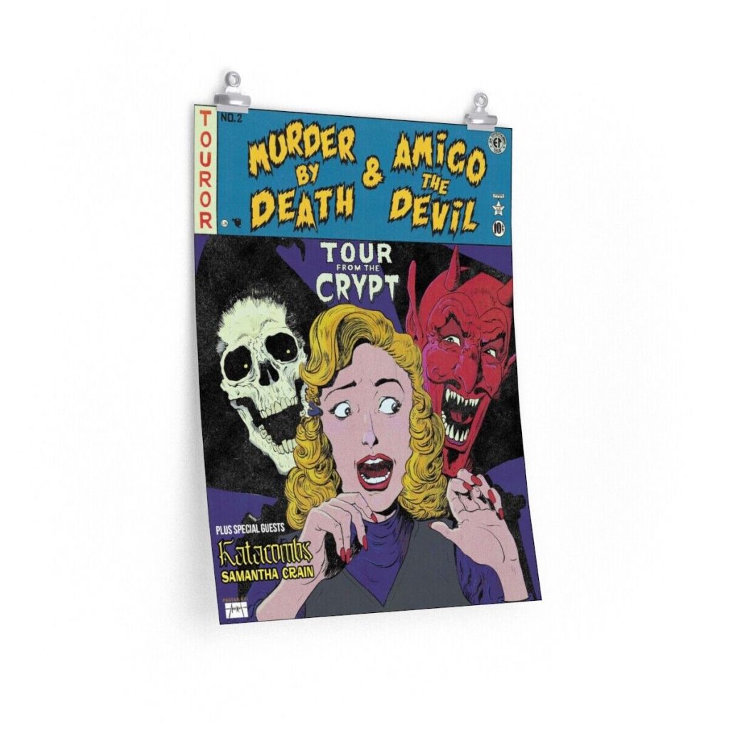 Murder By Death &Amp; Amico The Devil Tour 2022 Poster (18 Inx24 In)