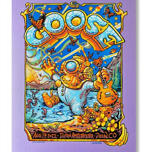 Goose Dillon Amphitheater Aug 17 2022 Poster- Premium Paper Poster (18″x24″)