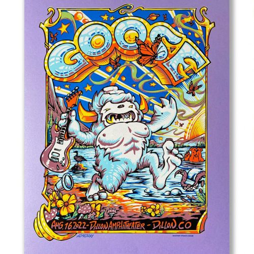 Goose Dillon Amphitheater Aug 16 2022 Poster- Premium Paper Poster (18″x24″)