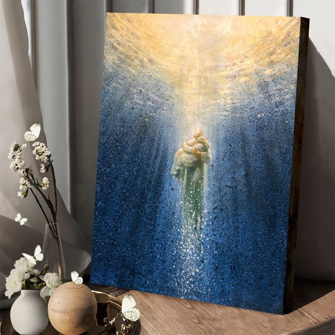 Rescue Me Canavs Wall Art – Jesus Rescuing A Woman Poster – Ciaocustom