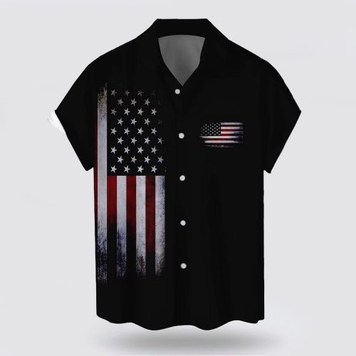 American Flag Patriotic Pattern Hawaiian Shirt – Gift For Patriot