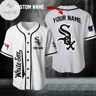 Baseball Chicago White Sox Custom Name Baseball Jersey