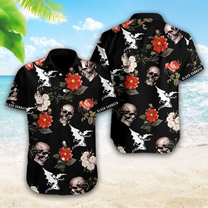 Black Sabbath Heavy Metal Rock Band Hawaiian Shirt Aloha Beach Summer