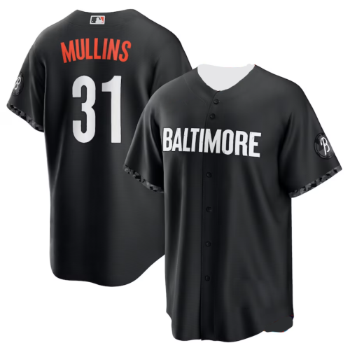 Cedric Mullins #31 Baltimore Orioles Black City Connect Baseball Jersey 2023