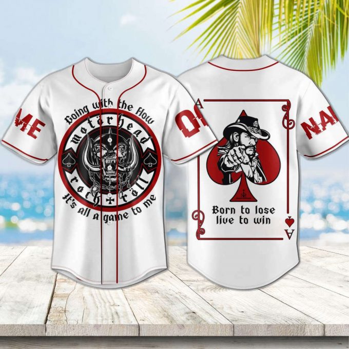 Custom Motor Head Baseball Jersey – Personalized Design