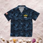 Custom Name Vietnam Veteran Life Hawaiian Shirt Tropical Aloha Memorial Day Gift