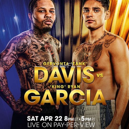 Davis vs Garcia Official Fight Poster Premium Matte Vertical Poster Unframed NEW