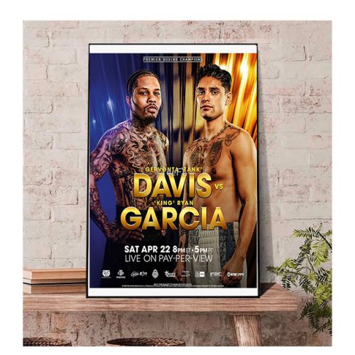 Davis vs Garcia Official Fight Poster Premium Matte Vertical Poster Unframed NEW