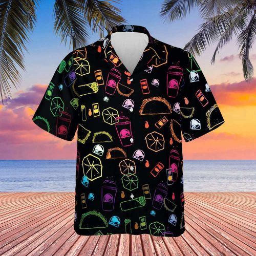 Food Taco Bell Cool Summer Shirts For Guys Taco Lover Gifts Hawaiian Shirt