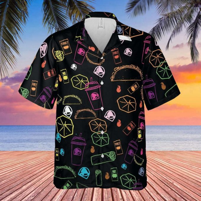 Food Taco Bell Cool Summer Shirts For Guys Taco Lover Gifts Hawaiian Shirt