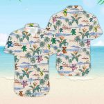 Hawaiian Shirt For Men Grateful Dead Dancing Bears Colors 3D Summer Hawaii Shirt