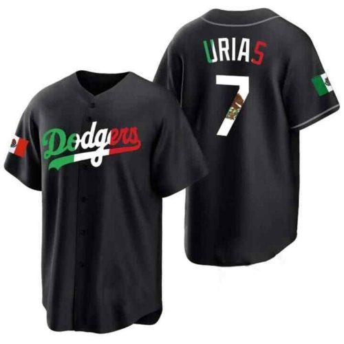 Julio Urias Mexican Heritage Night Baseball Jersey Printed Fan Dodgers