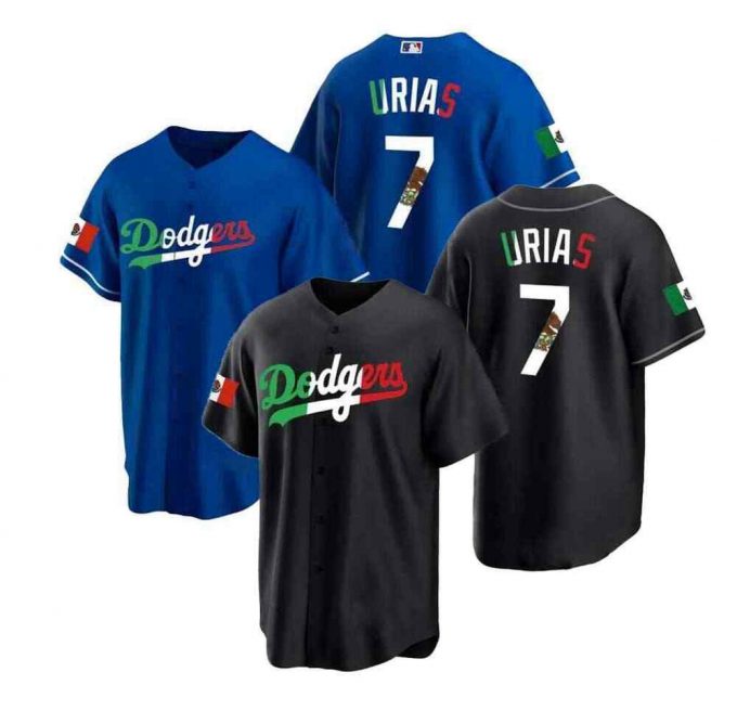 Julio Urias Mexican Heritage Night Baseball Jersey Printed Fan Dodgers