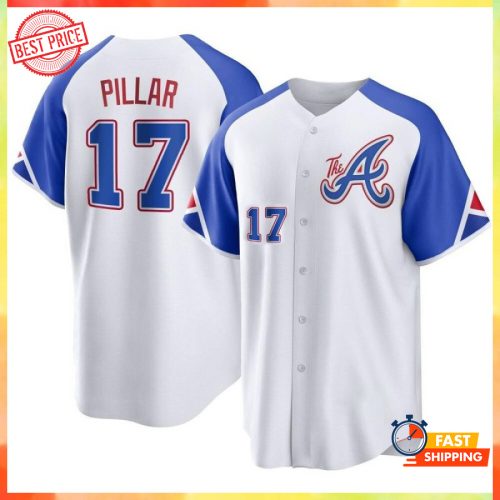 Kevin Pillar #17 Atlanta Braves 2023 Sport Shirt Baseball Jersey