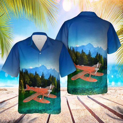 Macchi Castoli MC72 Floatplane Hawaiian Shirt: Italian Air Racing Aircraft Design