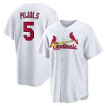 Men’s Albert Pujols No.5 Red Cardinals Fan made Unisex Baseball Jersey Printed