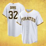 Men’s Henry Davis #32 Pirates Baseball Jersey Printed Color Collection