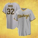 Men’s Henry Davis #32 Pirates Baseball Jersey Printed Color Collection