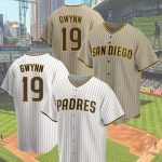 Men’s Tony Gwynn No.19 Padres Team Citi Connect Baseball Jersey Printed