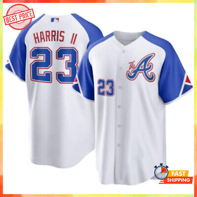 Michael Harris II No.23 Braves 2023 Baseball Jersey All Over Printed Fanmade