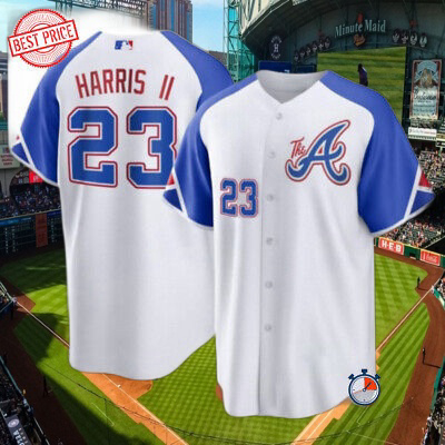 Michael Harris II No.23 Braves 2023 Baseball Jersey All Over Printed Fanmade