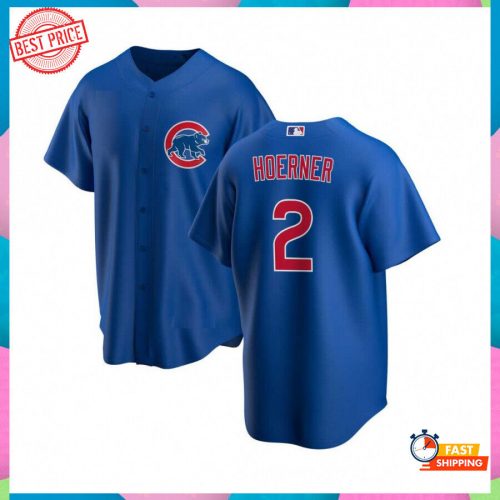 Nico Hoerner #2 Chicagoo Cubs 2023 Season AOP Baseball Shirt Fanmade