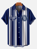 Padres EST.1986 Throwback Casual Style Button Down Shirt Hawaiian Shirt