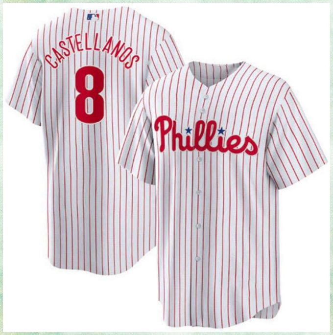 Phillies #12 Kyle Schwarber #18 Gregorius Player Baseball Jersey Printed