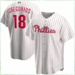 Phillies #12 Kyle Schwarber #18 Gregorius Player Baseball Jersey Printed