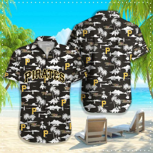 Pittsburgh Pirates Hawaiian Shirt Beach Pattern Aloha Shirt Outfit For Summer