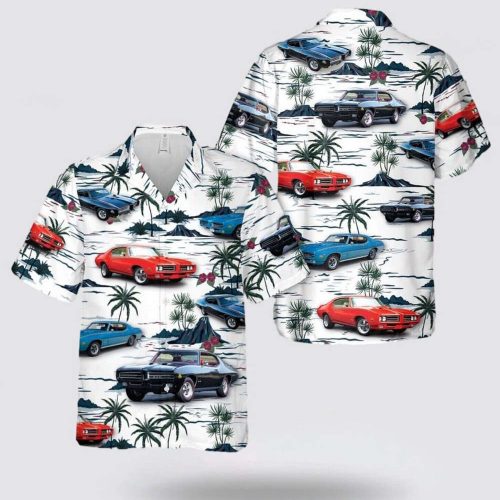 Pontiac GTO 1969 Pattern Car Hawaiian Shirt – Gift For Car Lover