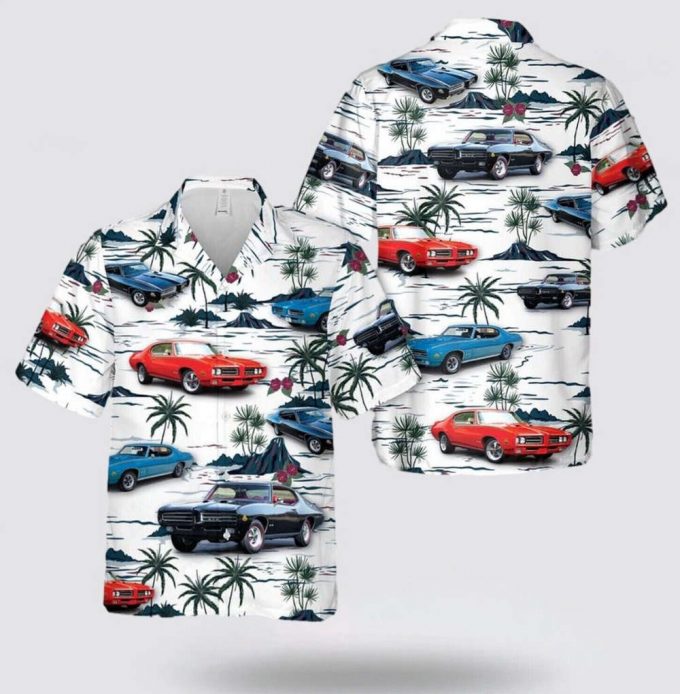 Pontiac Gto 1969 Pattern Car Hawaiian Shirt – Gift For Car Lover