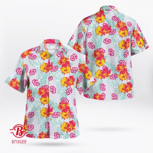 SAN DIEGO PADRES FLOWER 2023 HAWAIIAN SHIRT GIVEAWAY Hawaiian Print